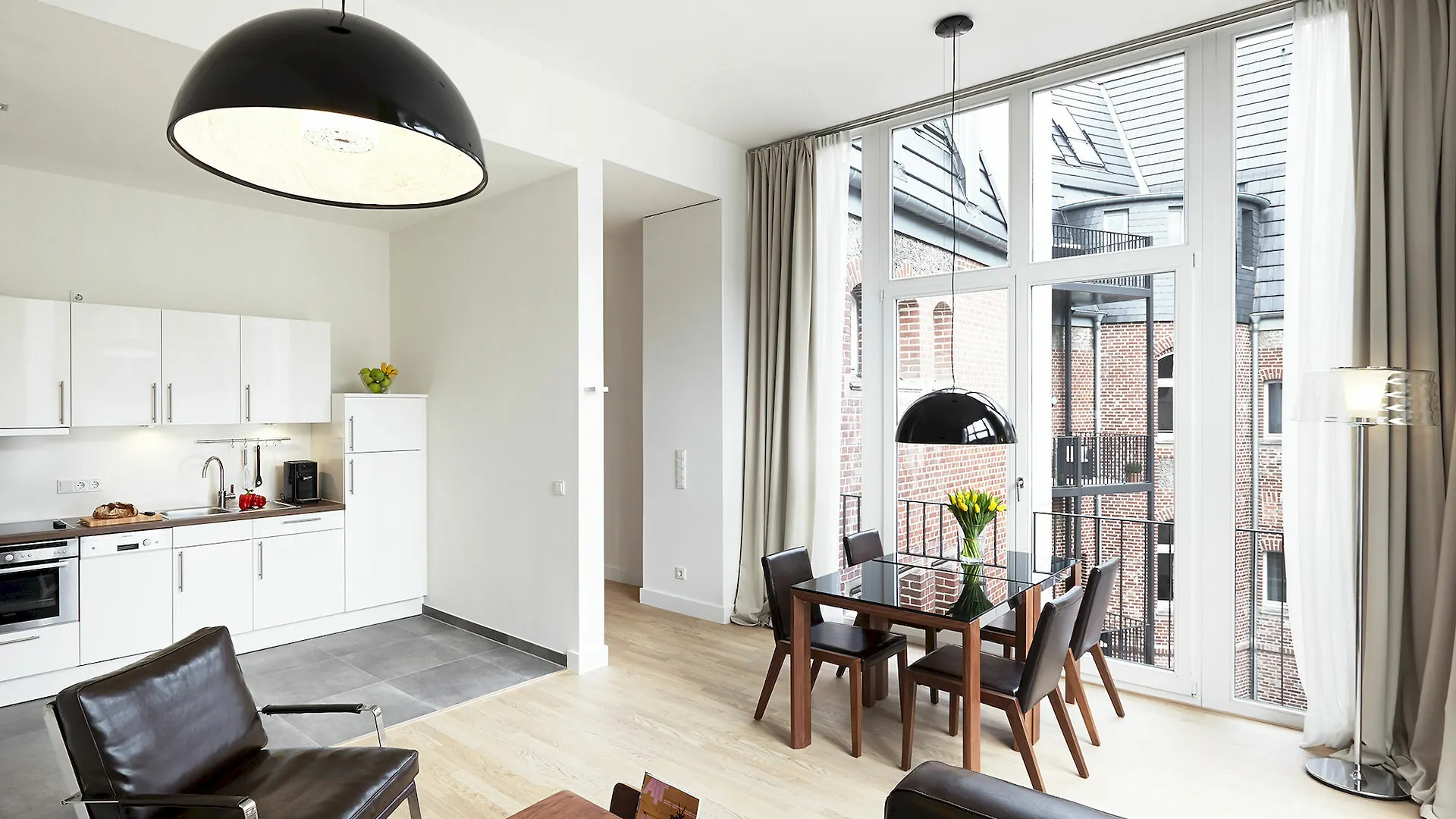 ***** Aparthotel The Red Apartments Düsseldorf Německo